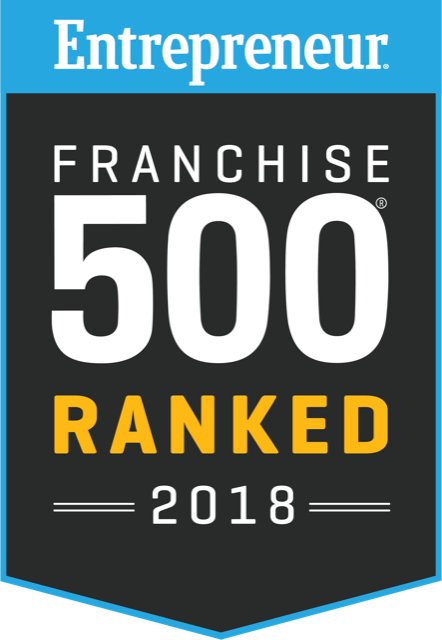 Entrepreneur magazine ranked us as the No. 159 franchise opportunity on its “Franchise 500” list