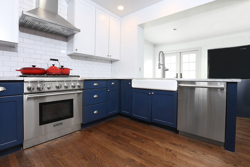 refurnished kitchen